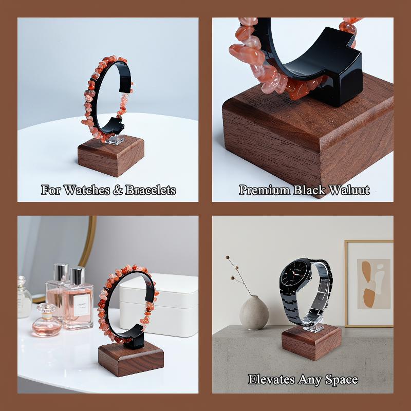 Wooden C-Shaped Watch Holder J - Jewelry And Watches Inc recension och pris