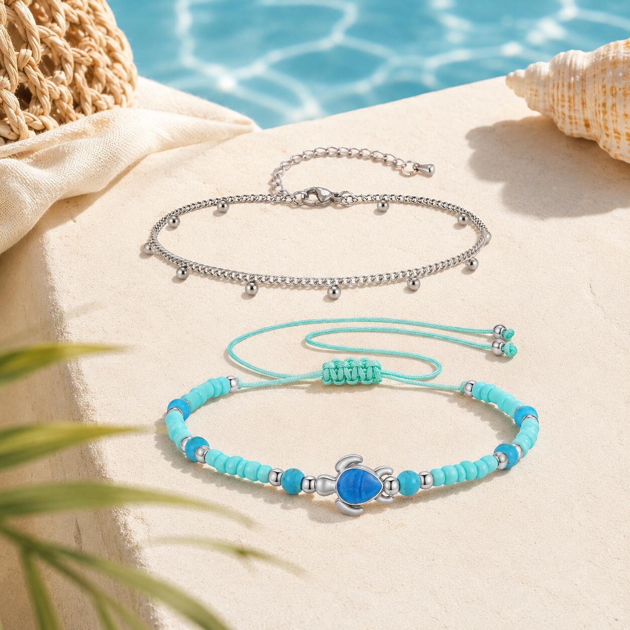 Anklet Set Stainless Steel Lay - Jc Jewelry & Watches Photos recension och pris