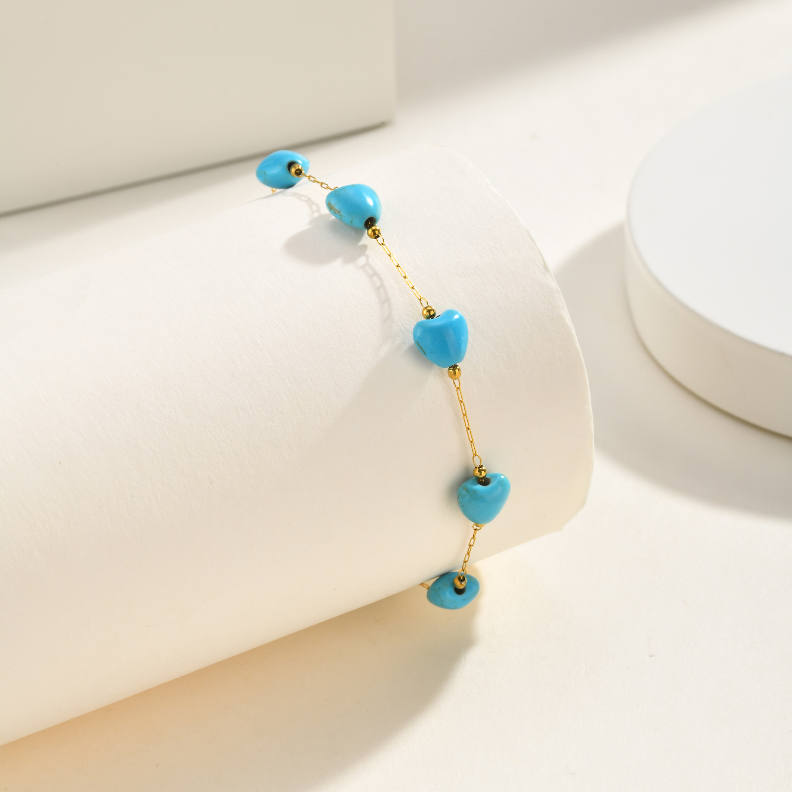 Turquoise Heart Anklet, Women' - Jc Jewelry & Watches Photos recension och pris